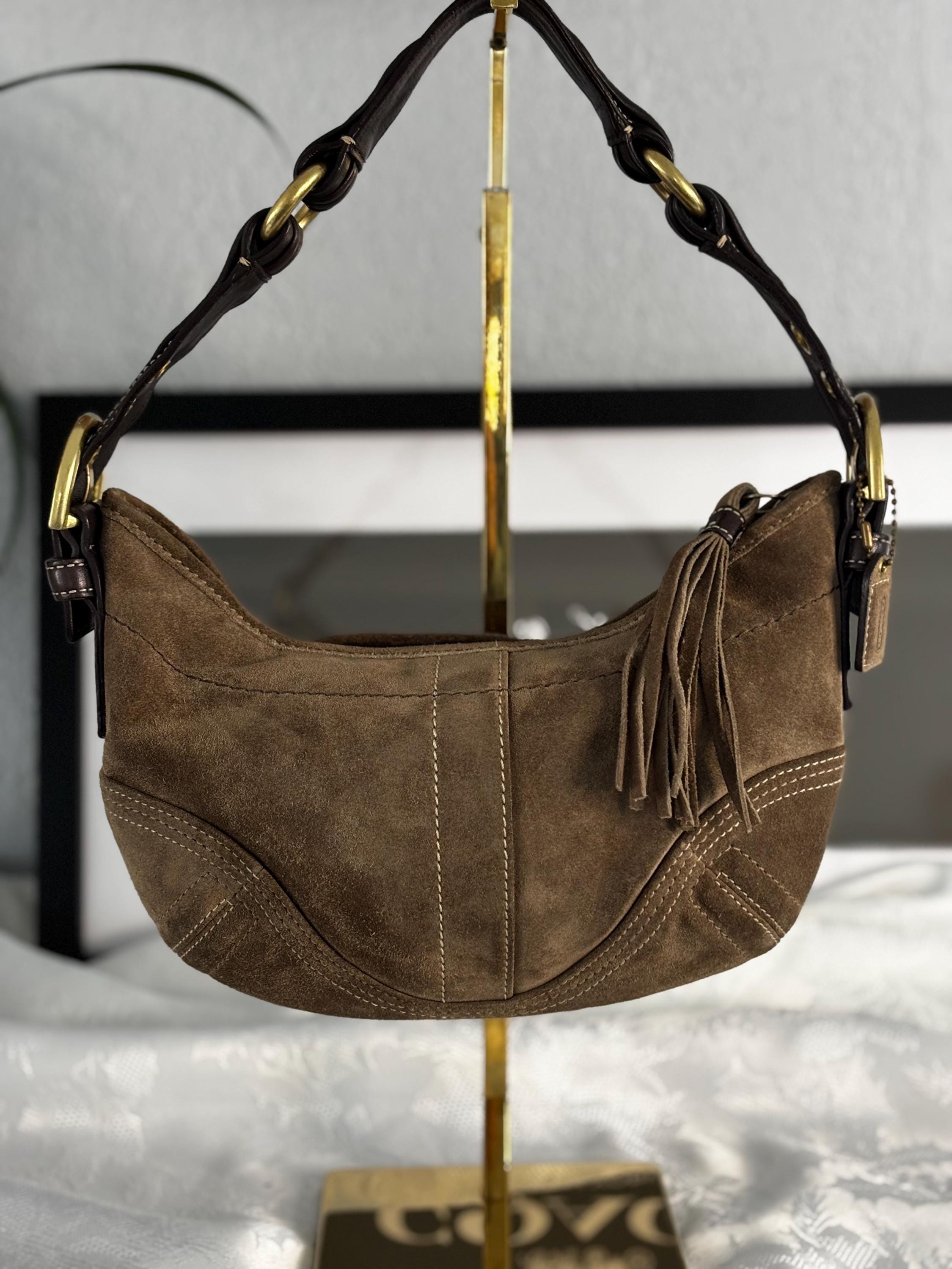 Coach Soho Suede Bag - Etsy Coach Soho Suede Bag - Etsy