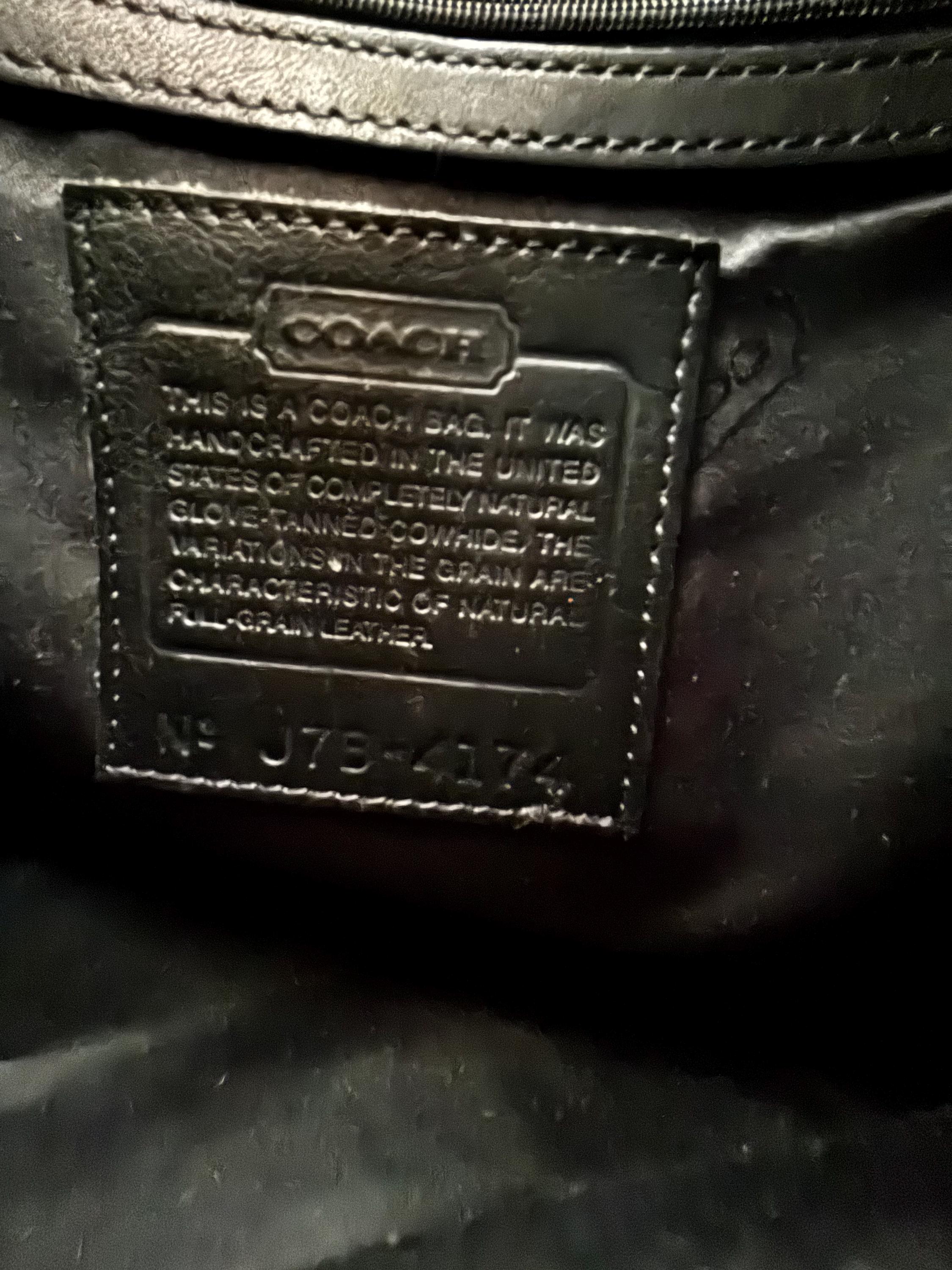 バッグ Rare Vintage Coach USA Flatiron Zip BLK Rare Vintage Coach Usa Flatiron Zip Blk | eBay
