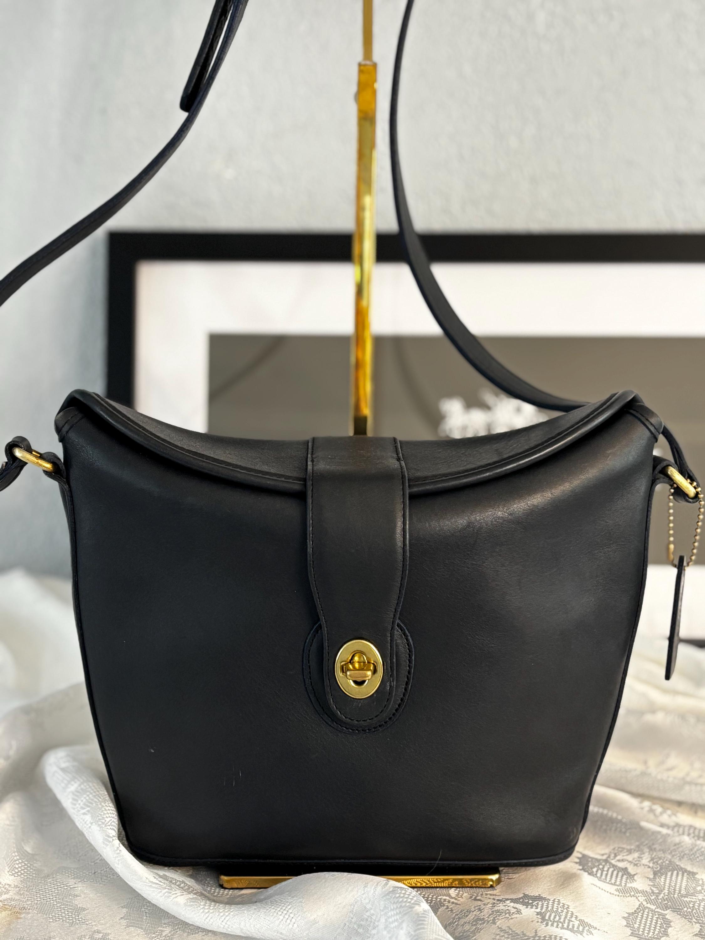 Rare Vintage Coach Canterbury Bag Black 【公式通販】
