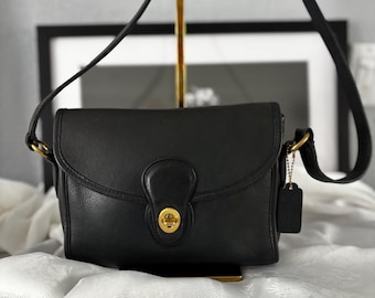 Vintage Coach Devon 9908 British Tan Brown Leather Shoulder Bag Pre ...