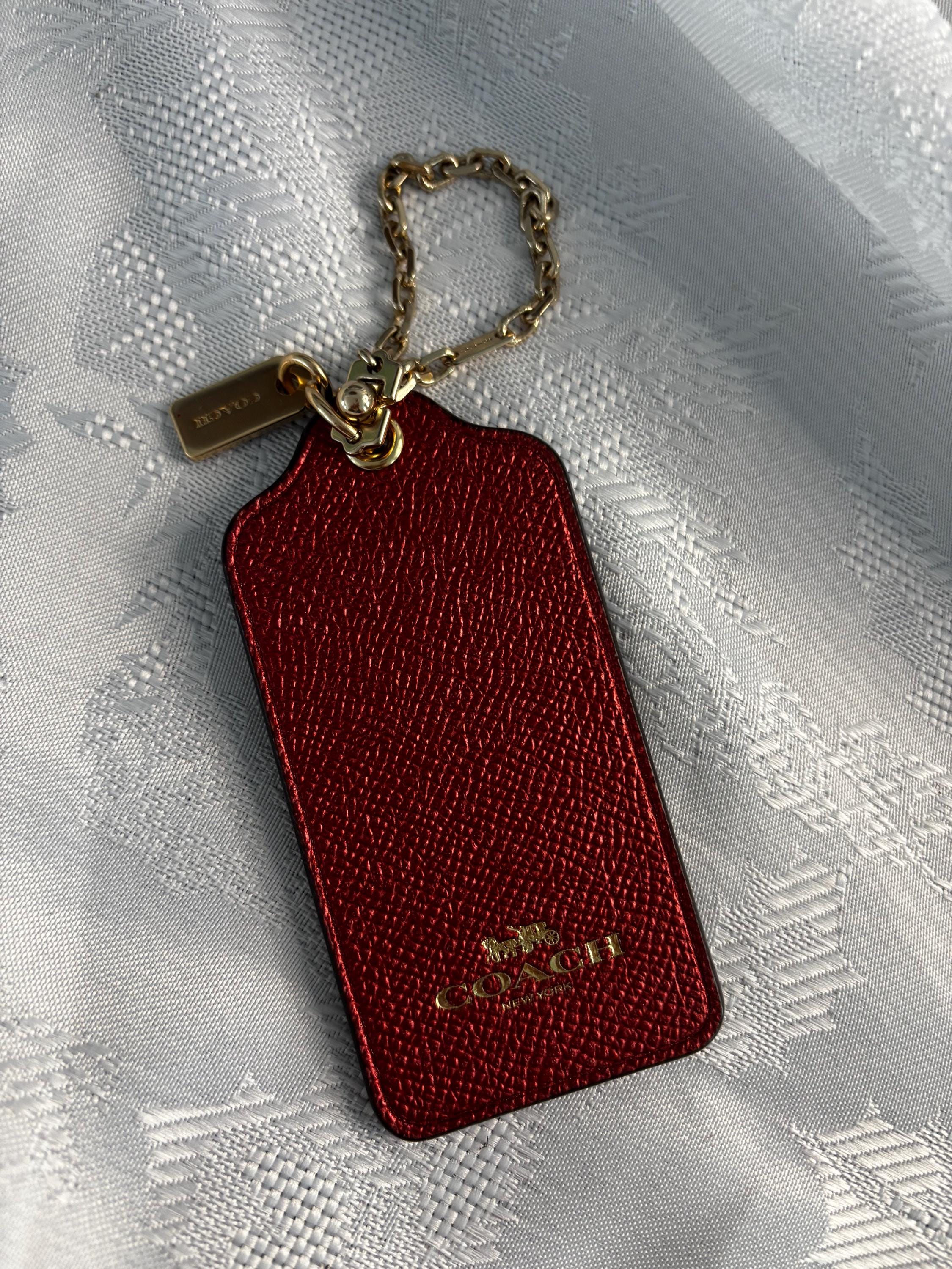 Coach Extra Large Metallic Hangtag/bag Charm - Etsy