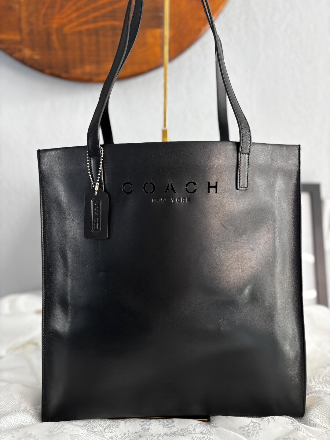 90’s OLD COACH TOTEBAG Vintage Coach Cut Out Tote Bag - Etsy