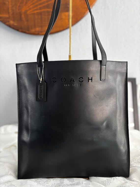 Vintage Coach Cut Out Tote Bag - Etsy Israel