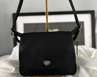 バッグ 00s old coach 9061 shoulderbag leather Coach Vintage 9061 Black Leather Legacy Crossbody Shoulder