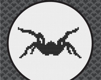 Spider Silhouette Cross Stitch PDF Pattern 2