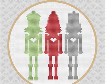 Nutcracker Cross Stitch PDF Pattern