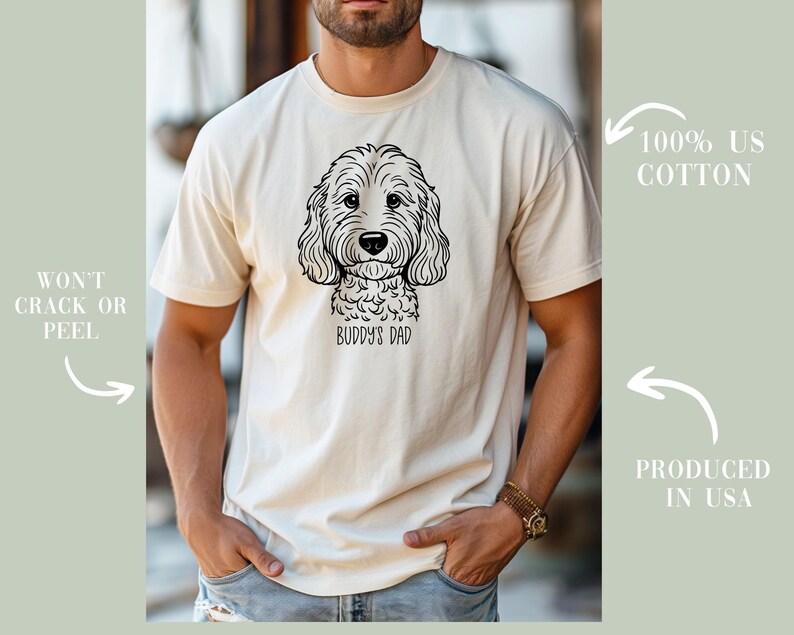 Personalized Doodle Mom and Dad Shirts, Goldendoodle Dog Parents Gift ...