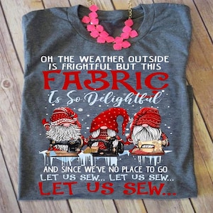 Sewing Shirt, Sewing Machine Tee, Let's Us Sew Fabric Sewing Tshirt, Sewing Lover Gift,Funny Quilting Shirt,Needle Worker,Shirt For Quilter