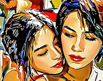 Thailändisches GL Serie Poster: Bonnie & Emi Romantic Print