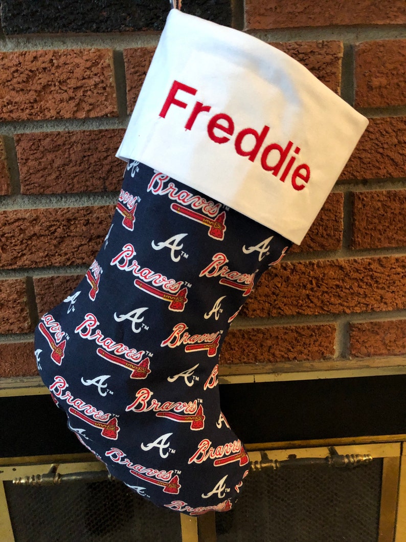Atlanta Braves Christmas Stocking