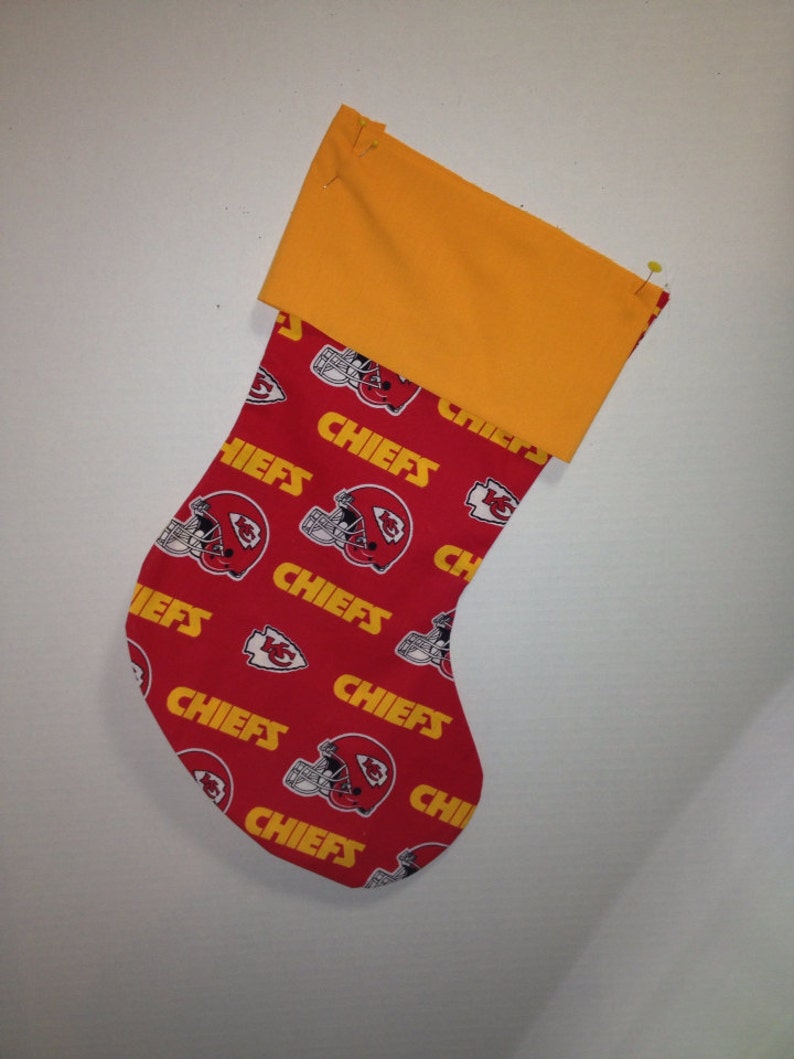 Personalized Kansas City Chiefs stocking Etsy