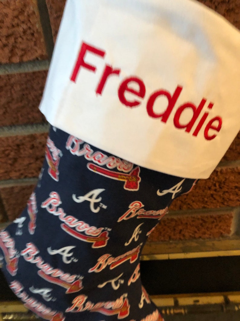 Atlanta Braves Christmas Stocking