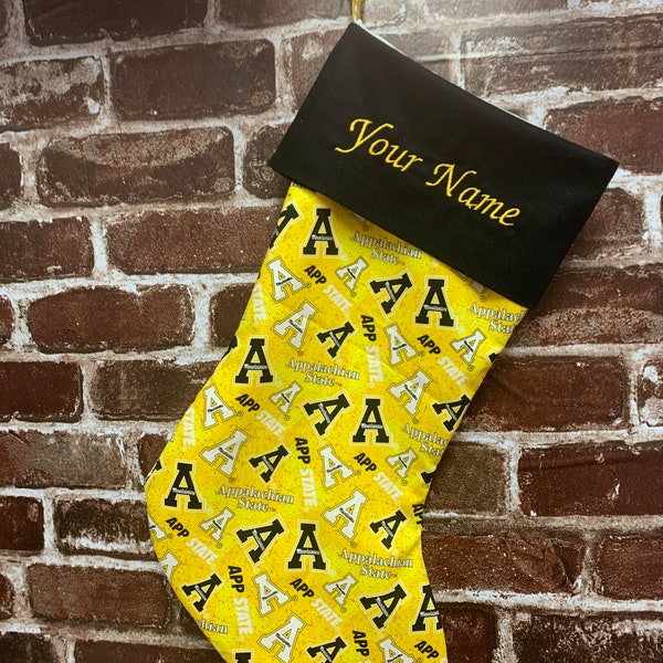 Appalachian State Mountaineers Christmas Stocking