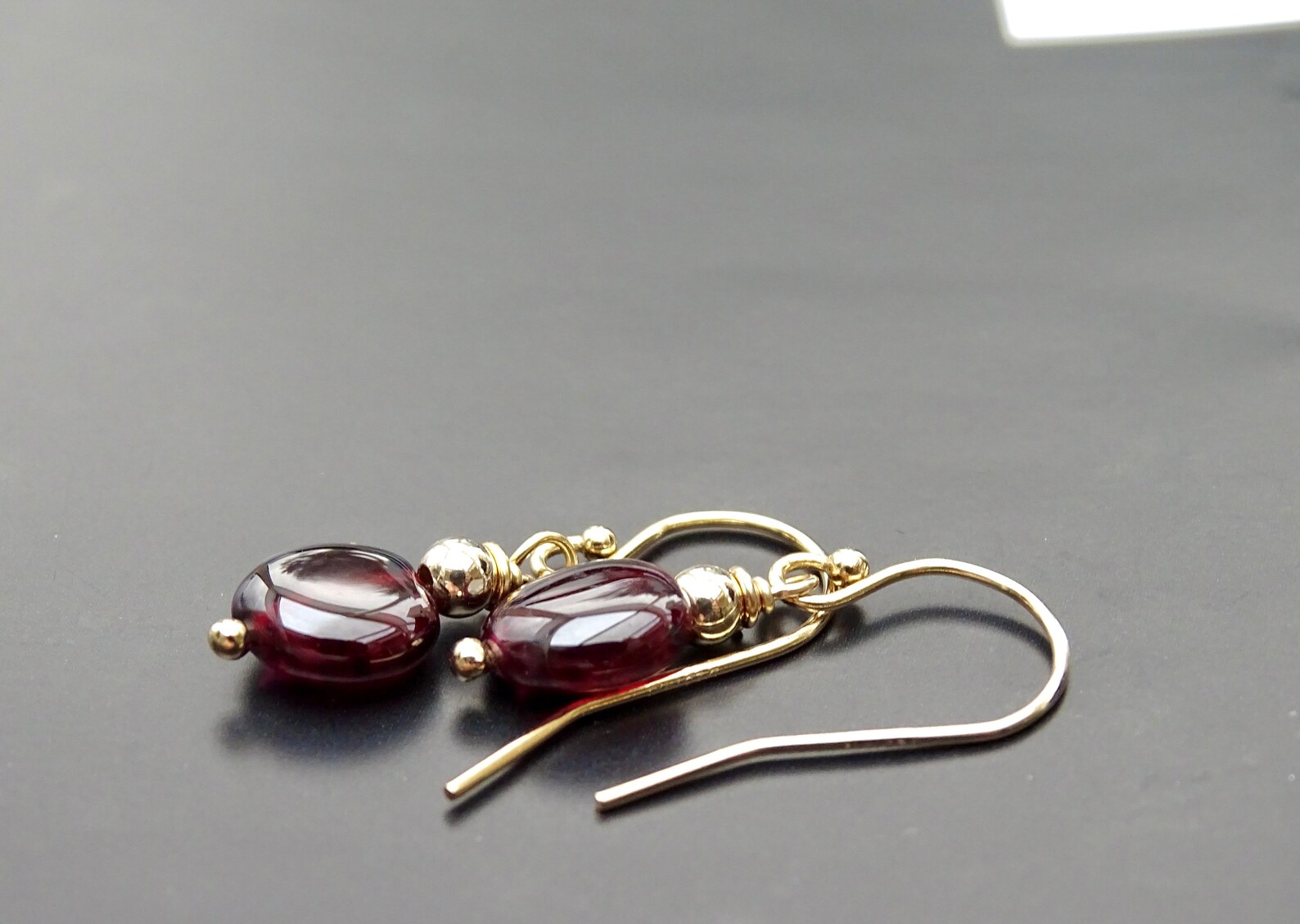 14k Solid Gold Ear Wires Gift for Her Handmade Genuine Etsy