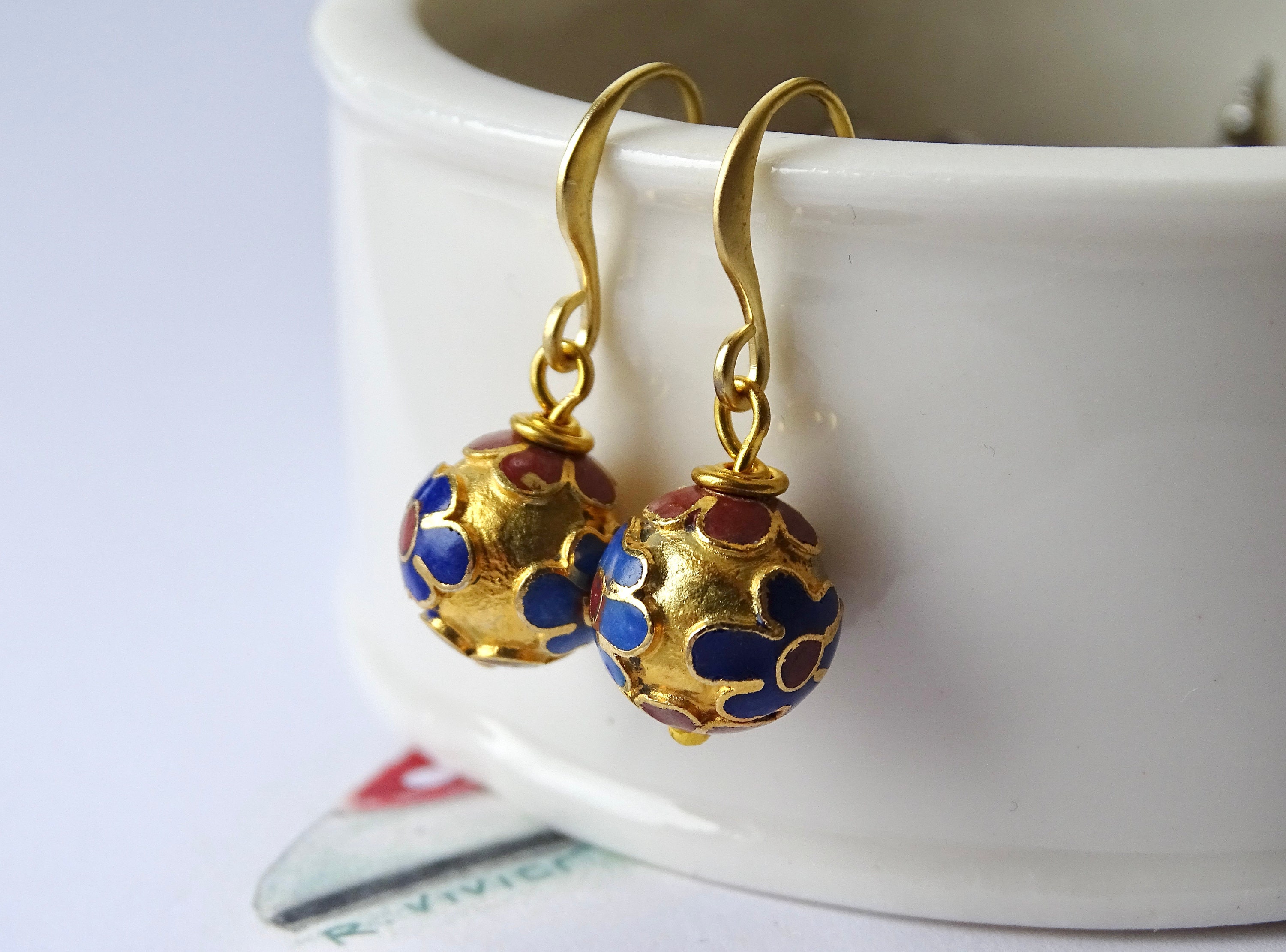 Cloisonne Jewelry - Etsy