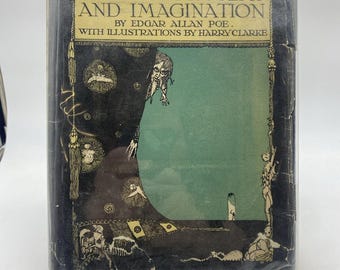 Tales of Mystery and Imagination by Edgar Allan Poe HC DJ 1933 Damaged DJ