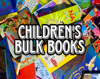 Children’s Bulk Books by the Pound - Mixed Hardcover and Paperback - Library and Non-Library - Random Mystery Box