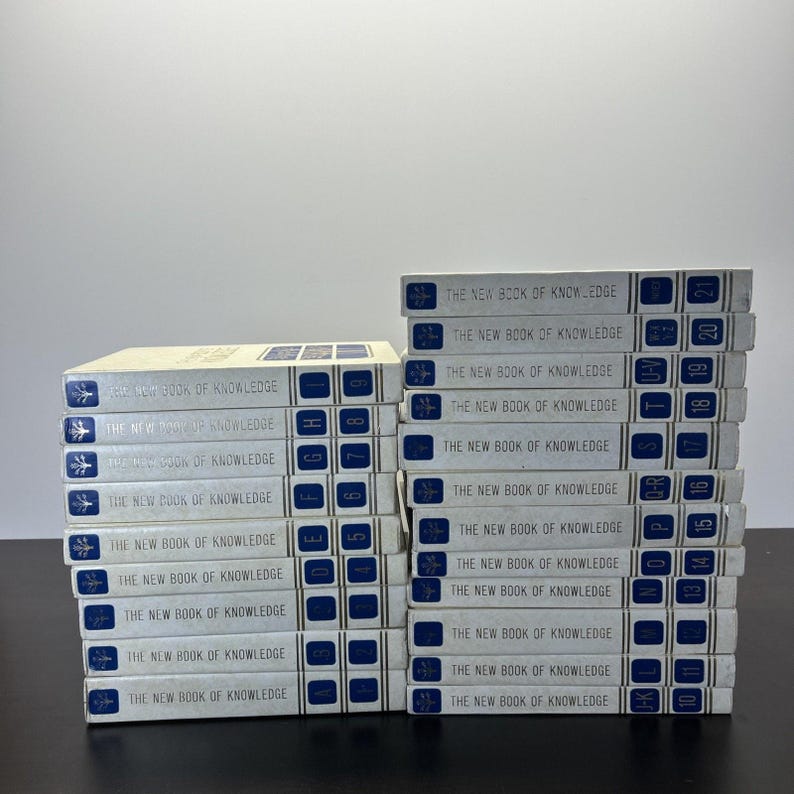 The New Book Of Knowledge Complete Set With Index HC 1981 image 1