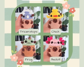 ¡Carpincho con sombreros! - Patrón de Ganchillo PDF - Inglés