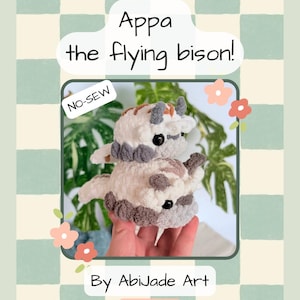 Fliegender Bison - PDF Häkelanleitung - englisch