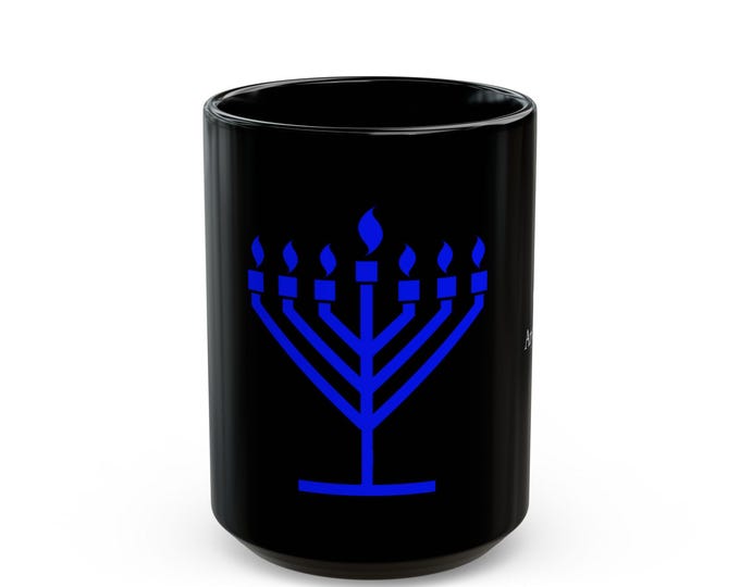 Blue Menorah