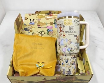 Personalized Classic Pooh 40oz Tumbler, Custom Name Engraved Travel Cup