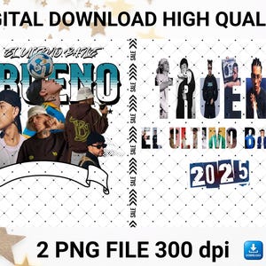 Trueno The Last Dance Digital File 300 dpi, 2 PNG files in the download.