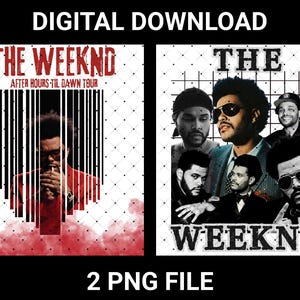 The Weeknd 2025 Stadium Tour PNG File: T-Shirt Design (Digital File)