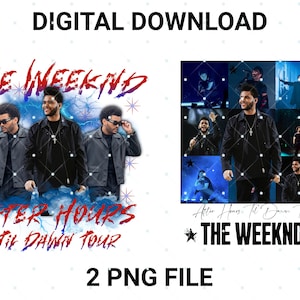 The Weeknd 2 PNG File: Stadium Tour Design (Digital Download)