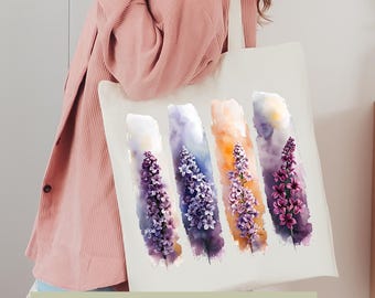 Lilac Brushstroke PNG: Watercolor Floral Design (Digital Download)