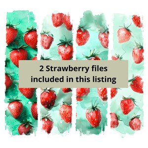 Strawberry Brushstroke PNG, 2 Summer Strawberry Brushstroke PNG, Fruit Watercolor Brush Stroke Digital Download, Brushstroke Digital PNG