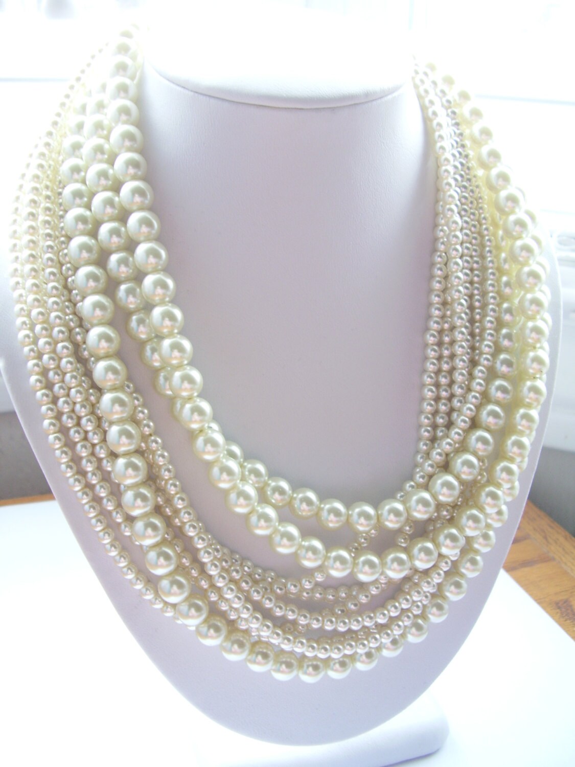 【2plan】24SS★ [MADE] Pearl Twisted Necklace Amazon.com: Fresh Water Cultured Pearl Torsade/Twist