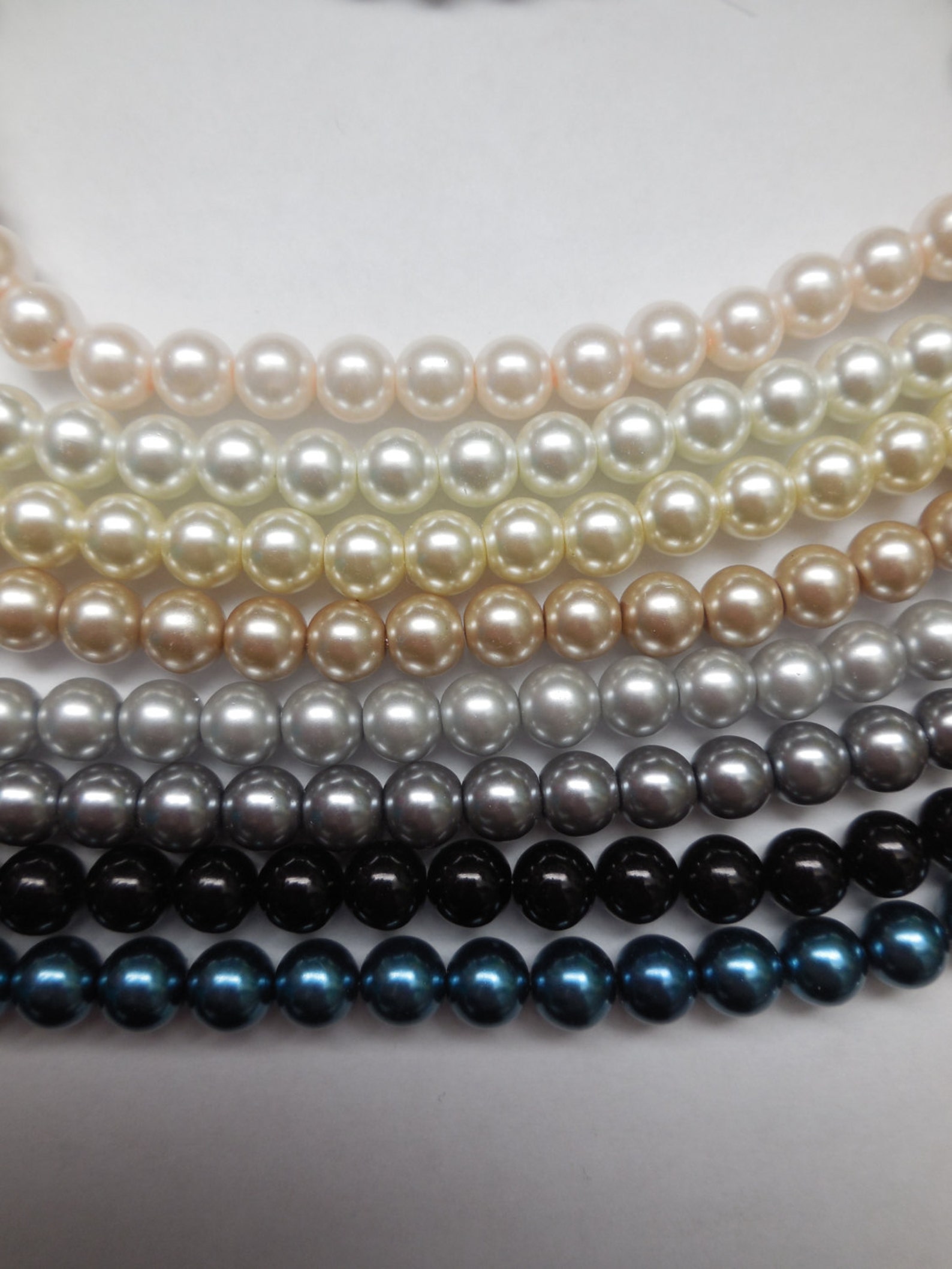 Braided Twisted Pearl Necklace Chunky Statement Pearl Necklace Etsy