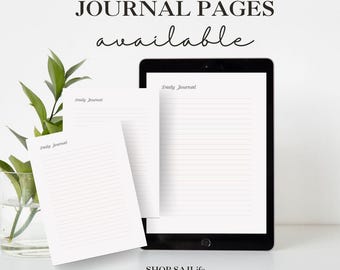 Pink Lined Journal Pages: Elegant Daily Prompts (Printable PDF)