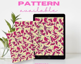 Melting Summer Strawberry Raspberry Seamless Pattern