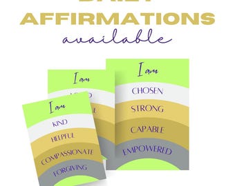 Daily Affirmations for all ages