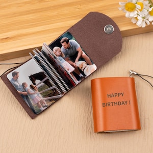 Custom Photo Album Keychain, Custom Name Keychain Gift, 12 Photos, Birthday Gift, Wedding Album Gift, Christmas Gifts, Anniversary Gifts