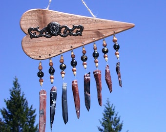 Carillón de viento del corazón