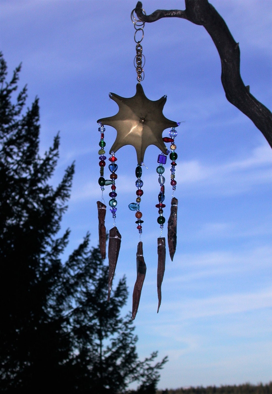 Bronze Suncatcher/wind Chime Etsy