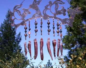 Campana de viento de colibrí