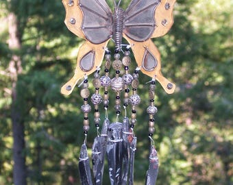 Carillón de viento de mariposa