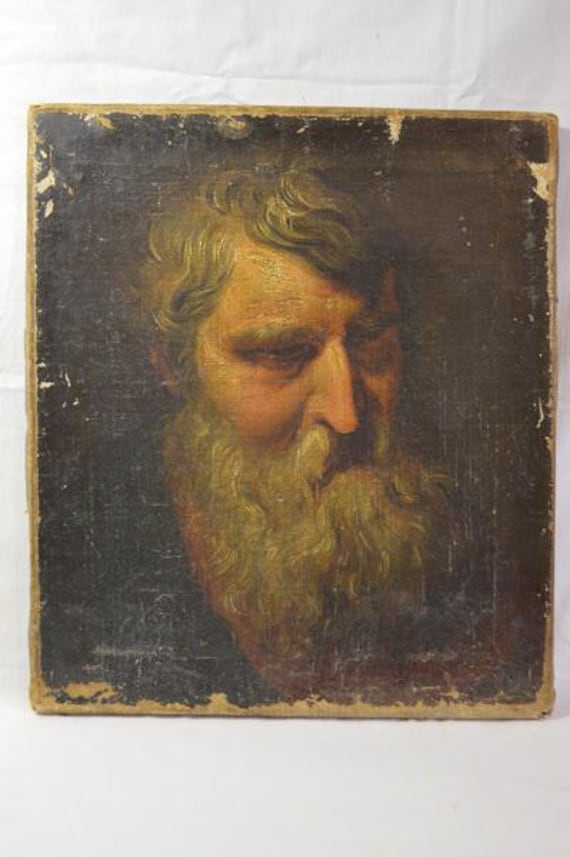 アカデミックスタイルのキャンバスに描かれた壮麗なアンティーク