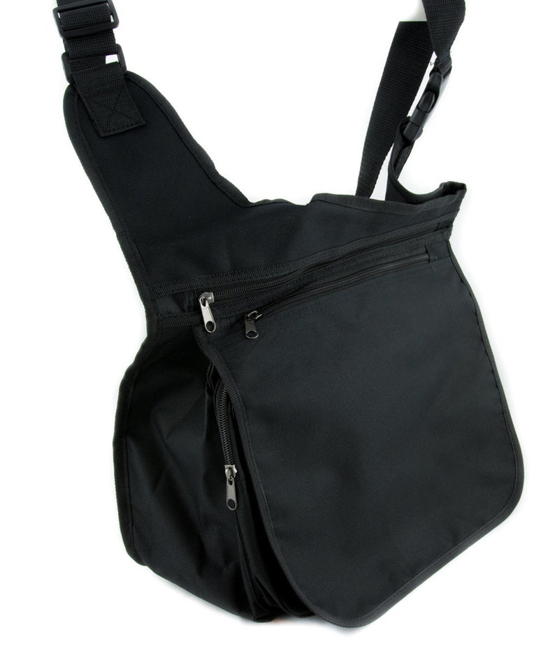 Samurai Sign Symbol Crossbody Messenger Bag School Work Japan Japanese Fighter