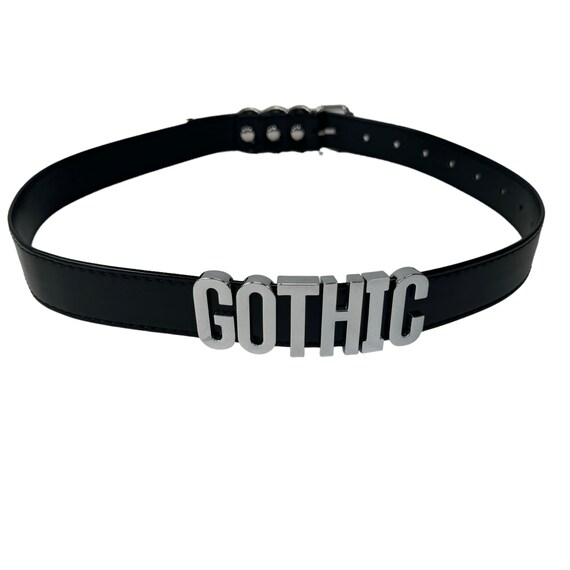 Gothic Black Belt Punk Emo Metal Alternative Horr… - image 4