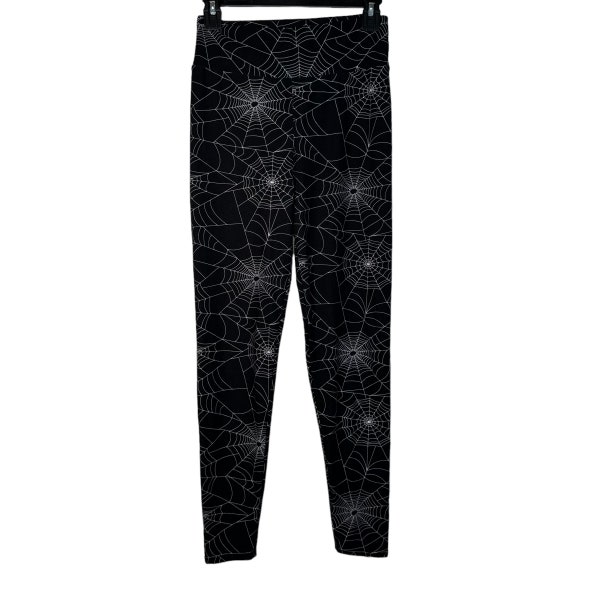 Black & White Spiderweb Leggings Pants Gothic Punk Emo Grunge Alternative Witch