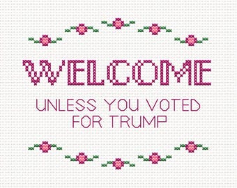 WZÓR: Witamy, chyba że głosowałeś na Trumpa