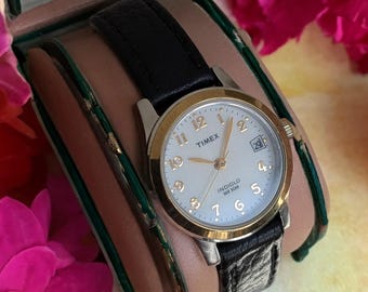 Vintage iconisch TIMEX WR 30 M INDIGLO dameshorloge, vintage klassiek dameshorloge, iconisch dameshorloge, kerstcadeau, Valentijnsdagcadeau