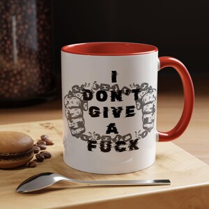 Bold Statement Coffee Mug - I Don&#39;t Give a F*ck, Funny Gift for Coffee Lovers, Unique Humor Mug, Office Gift, Sassy Coffee Mug