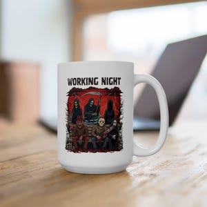 pooky Horror Mug - Perfect for Halloween, Horror Fans, Coffee Lovers, Unique Gift, Creepy Tea Cup, Trendy, Unique, Gift Special, Decor Home