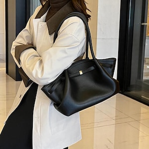 Luxus Trapez Schultertasche für Frauen | 2025 Neue Elegante Designer Tragetasche | Premium Fashion Geldbörse | Schicke strukturierte Handtasche